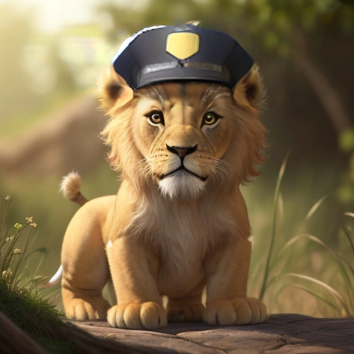 Lion Police Logo